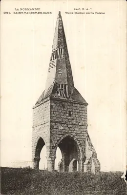 Saint-Valéry-en-Caux — Velho Sintral na Falésia — A C.P.A. n°2911