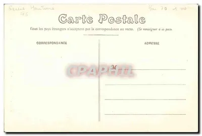 Rouen - Arco da Corte dos Livreiros e a rua St-Romain — editor J. Faure, n° 604 — Verso
