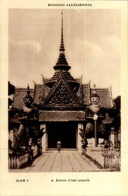 Entrada de uma pagode — Siam I — Missões Salésias, n°4