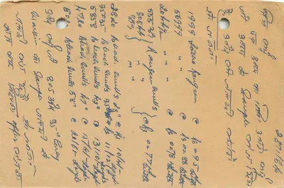 Bombay — postcard with stamps and handwritten text — publisher C.L.A. and address to Jaipur — Back