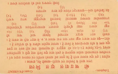 Indian postcard — Delhi — publisher unknown, series number not visible — Back