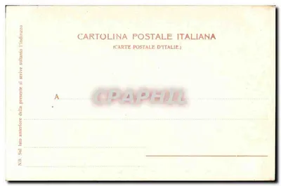 Wnętrze świątyni św. Lorenzo — Genua — Dr. Trenkler Co., Lipsia, nr 12068 — Rewers