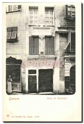 Gênova — Casa di Colombo — Dr. Trenkler Co., Lipsia, n° 16739