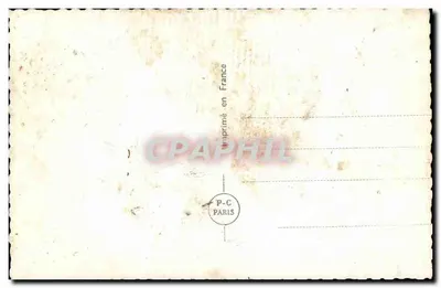 Młoda kobieta uśmiechnięta — fryzura z warkoczykami i kwiatami — P-C PARIS n°6115 — Rewers