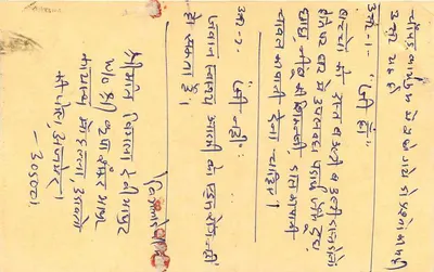 गिर वन - बाघ - भारत — पोस्टकार्ड जो भारतीय पोस्ट द्वारा प्रकाशित किया गया है, श्रृंखला T-2 — पीछे