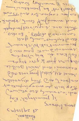 Pueblo y ciudadanos — India — tarjeta postal con sello de 25 p. y cancelación 'KRANTI CHA' (31.1.59) — Reverso