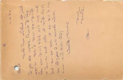 Karta pocztowa z Delhi — znaczek tigra 15 p. — wydawca India Post — Rewers
