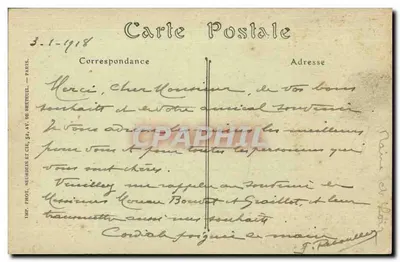 Saumur — Zamek i Ratusz — ND. Fot. — Rewers