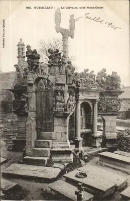 Guimiliau — O Calvário, lado Noroeste — Villants, n°940
