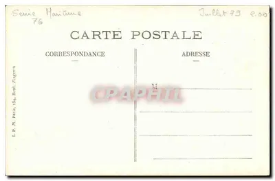 Caudebec-en-Caux — A Igreja & o Convento de Notre-Dame — Edit. Pouchin-Perré — Verso