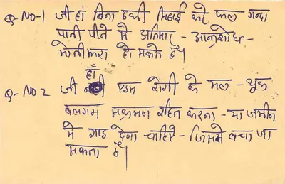 Purulia — cartolina postale indiana con timbro tigre — editore non visibile — Verso