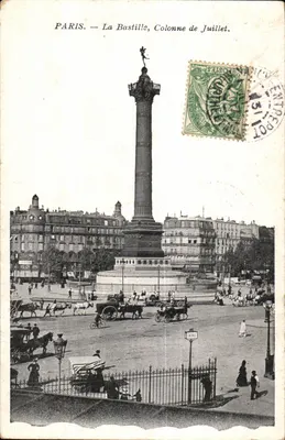 Paris — A Bastilha, Coluna de Julho. — Editor: Postes.