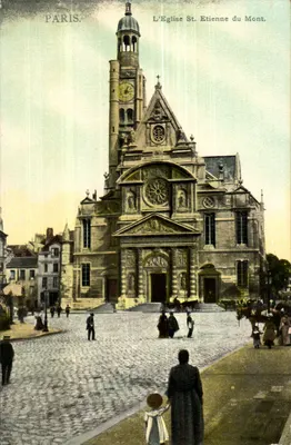Paris — A Igreja de São Etienne du Mont — editor não identificado