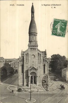 A Igreja de Auteuil — Paris — C.M. n°626