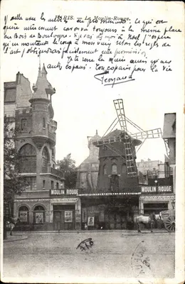 Paris — O Moulin-Rouge — Editor não identificado, número de série não visível