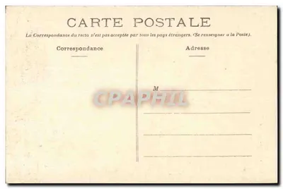 Angers — Beeld van Jeanne d'Arc — uitgever niet geïdentificeerd — Achterkant