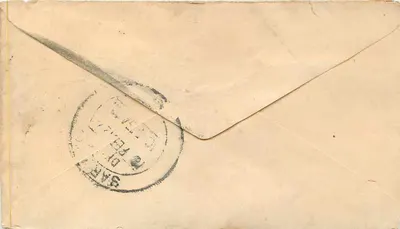 Champalal, Saurashtra — kartka pocztowa wysłana około 1910 — India Postage & Revenue — Rewers