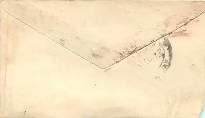 Ansichtskarte aus Indien — Malpanna — 1/2 Anna-Stempel und Poststempel — Rückseite