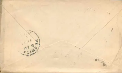 Centre Road Station — Pennsylvania — Selos Postais dos Estados Unidos 2 centavos — Verso