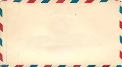 Envelope aéreo — selo Pipex 6¢ — editor Pipex — Verso