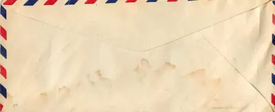 Norwich, New York — National Air Mail Week 1938 — Warren E. Eaton Sailplane — 6c US Air Mail — Verso