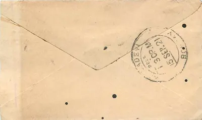 Gwalior — Gwalior — Bombay — 1932 — Back