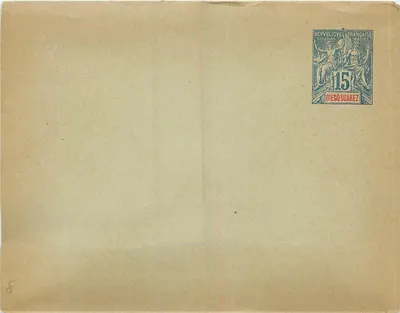 Diego Suarez — Colônias Francesas — selo de 15 centavos