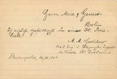 Carte postale brasileira — Bilhete Postal — editor desconhecido, número de série não visível — Verso