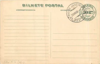 Exposição nacional brasileira 1908 — Rio de Janeiro — editor Correios