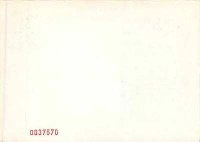 75 Anos da Coroação da Imagem de N.S.ª Aparecida — RPC, Brasil 1979 — Verso