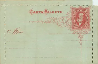 Carta Bilhete — 50 Réis — Editor não visível
