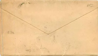 Brasil — Envelope postal — República brasileira, selos e carimbo de expedição — Verso