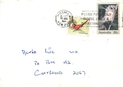 Sugar Glider — Australia Post — editor: Australia Post, n° 023