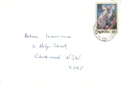 Canguru — Austrália — Envelope pré-obliterado n° 024