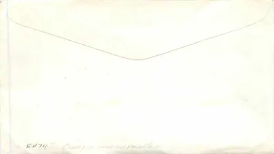 Carta postal Canadá — Clifton, N.B. — 2¢ selo da rainha Elizabeth II — Verso