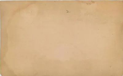 Ansichtskarte — Kap der Guten Hoffnung — Halbpfennig-Stempel — Rückseite