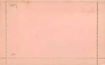Karta-tarjeta Chili — znaczek 2 centavos — wydawca American Bank Note Company, New York — Rewers