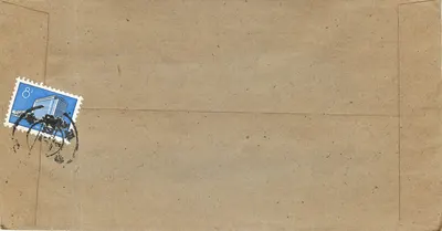 Carta postal chinesa — banco — editor desconhecido, número de série não visível