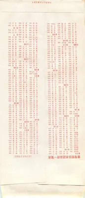 Carta postal oficial chinesa — selo 250, editor « 部門郵政 » — série 35 — Verso