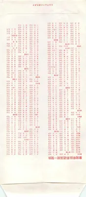 Carta postal chinesa — selo de 800 yuans, editor não identificado — série não visível — Verso