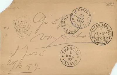 Costa Rica — Carta postal da União Postal Universal — editada pelos Correios da Costa Rica — Verso