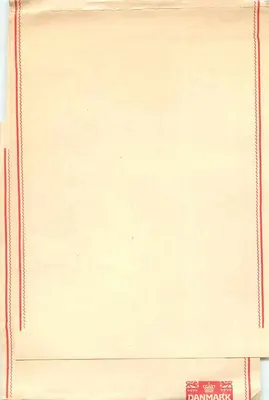 Karta pocztowa pusta — Dania — wydawca nieznany — Rewers