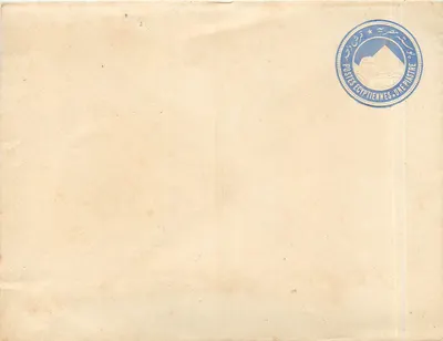 Carta postal egípcia — selo postal com efígie das pirâmides — editor 'Postes Égyptiennes' n° 1