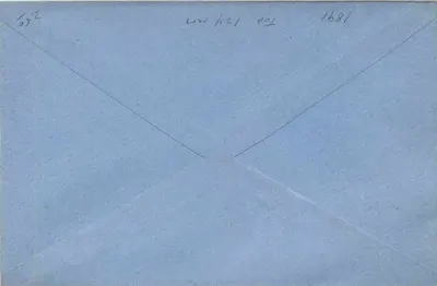 Pocztówka ekwadorska — znak 5 centavos — datowana 1891 — Rewers
