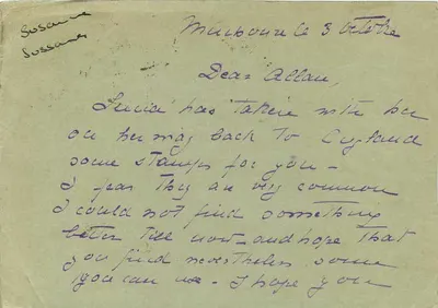 Milbourne — 3 października 1930 — Karta pocztowa wydana w Mulhouse, Haut-Rhin — Rewers