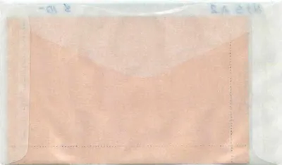 Carta-epistola — editor desconhecido — número de série ilegível — Verso