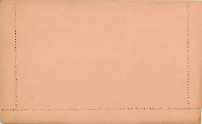 Carta-letreiro — selo de 25 centavos República Francesa — editor não visível — Verso