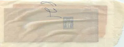 Carta postal antiga — selo de 1 franco — editor e número de série ilegíveis