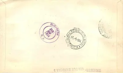 바르코라 — 발행 첫날 — 발행사 AMG-FTT, 번호 3965 — 뒷면