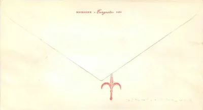 트리에스테 - Zona A — 항쟁 10주년 — 에디션 « Ergeste » 1454 — 뒷면